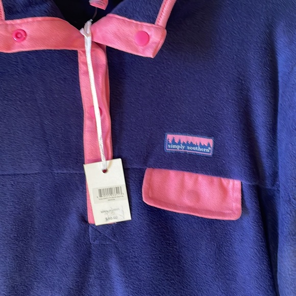 Simply Southern Simply Fleece Pullover Women's Medium NWT - Picture 3 of 8